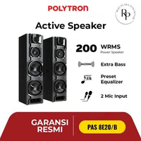 POLYTRON PAS 8E20/B SPEAKER AKTIF BLUETOOTH 8 INCH