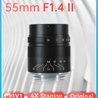 7artisans 55mm F1.4 II Large Aperture Prime Lens For Sony E A6600 Canon EF-M Canon RF Fuji XF Micro 4/3 Nikon Z Mount