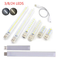 Mini LED 5V USB usb light for keyboard powerbank DC warm white light Lamp Book reading flashlight Night lighting Power Bank p