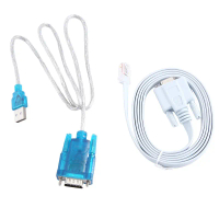Cáp Mạng RJ45, Cáp Nối Tiếp, Rj45 Sang DB9 Và RS232 Sang USB (2 Trong 1), Bộ Chuyển Đổi Ethernet CAT