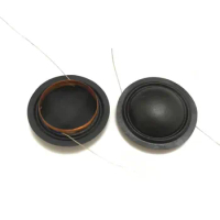 2PCS 1" inch Dome Tweeters Voice Coil Black Silk Diaphragm Universal 25.5 Core Two Side Wires Treble Speaker Repair 4Ohm or 8Ohm