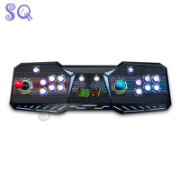 Arcade Fighting Games Console 8G 2 Player Joystick Controller USB to PC Arcade Joystick Push Buttons
