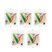 【HARIO】V60 無漂白03濾紙 1-6杯／100入x5包(VCF-03-100M)