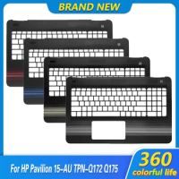 New Palmrest Keyboard Bezel For HP Pavilion 15-AU 15-AW 15-AL TPN-Q172 Q175 Laptop Upper Top Case Palmrest C Cover Silver Blue