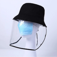 【PS Mall】防飛沫漁夫帽 防風遮陽機車帽 護目面罩遮陽帽(G2536)