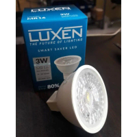 Lampu Sorot LED Spot Light 3W 3Watt 3Wat MR16 6500K Buat COB Luxen