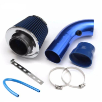 3inch automotive aluminum alloy intake pipe modification kit 76mm air filter universal filter element, mushroom head