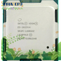 Used XEON E5 2623 V4 CPU Processor 4 CORE 2.60GHZ 10MB L3 CACHE 85W SR2PJ LGA 2011-3