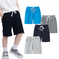 Summer 2-5Yrs Baby Boys Girls Pants Cotton Toddler Boy Shorts Casual Cute Shorts for Baby Solid Color Kids Short Pants