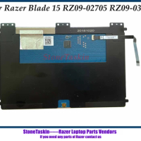 StoneTaskin Original For Razer Blade 15 RZ09-02705 RZ09-0300 Plamrest Touchpad Board 2018 2019 Black TP w cable 100% Tested