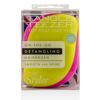 Tangle Teezer - 英國專利護髮梳 攜帶型順髮梳 Compact Styler On-The-Go Detangling Hair Brush - # Bronze Chrome