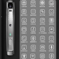 Fingerprint lock, household anti-theft door lock, facial recognition, intelligent lock, electronic door lock,