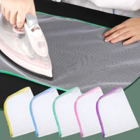 1/3/5Pcs Multiple sizes Cloth Protective Press Mesh Insulation Ironing Board Mat Cover Against Pressing Pads Iron Random Colors