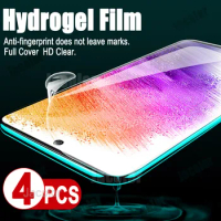 4PCS Screen Gel Protector For Samsung Galaxy A73 5G A72 4G A71 A70 A70S Safety Hydrogel Film Samsun A 73 72 71 70 Soft Not Glass