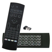 MX3 MX3-L Backlit Air Mouse Smart Voice Control 2.4G RF Wireless Keyboard Remote For X96MAX PLUS H96 MAX Smart Android TV Box