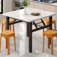 椅子 餐桌 正方形可折疊餐桌四方小桌子廚房家用飯桌簡易折疊桌出租屋用方桌