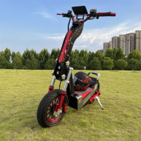 Fastest 15000W QS Motorcycle Motor E scooters Big Wheel 16Inch Fast 110-140Kmh 72V scooter Electric Scooter Bike NFC Power On