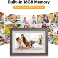 2023 Digital Photo Frame Frameo Cloud Photo Frame Intelligent Touch 10.1-inch WiFi Photo Frame