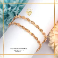 GELANG EMAS RANTAI DEWASA EMAS ASLI KADAR 375 (8K) KODE BLGLHW 1 SUNNIES GALLERY