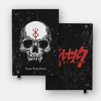 Buku Catatan Anime Berserk Skull Custom Hardcover Agenda Jurnal Diary