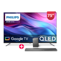 【Philips 飛利浦】75型4K QLED Google TV 智慧顯示器(75PQT8159)