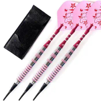 Professional Darts 17g Pink Soft Darts Electronic Soft Tip Darts With Aluminum Alloy Shaft Outdoor Tools