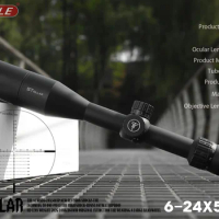 Rifle Scope For Hunting Tactical Riflescope Spotting PCP Air Gun Optical Collimator Airsoft Sight ST6-24X50 SFFFP