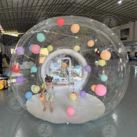Transparent Inflatable Bubble Dome Tent for Kids, Outdoor Event, Fun Balloon House 8ft