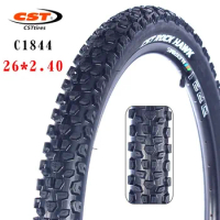 ROCK HAWK 26 inch mountain bike tire C1844 steel wire 26*2.40 27.5*2.25 MTB Bicycle thickened tyre