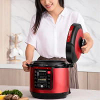 Electric Pressure Cooker 6 Liter 2 Inner Pots Smart Pressure Cooker Instant Pot Reservation Electric Cooker Fast Cooking Devices