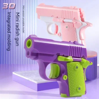 MINI M1911 3D Toy Gun Model Cannot Shoot Colt Fidget Depression Toy Adults Toy Pistol Luminous Boys Birthday Funny Gifts
