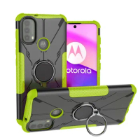 Funda For Motorola Moto G71 G51 E40 E30 G31 G41 G Power 2022 Edge 20 Pro Lite Cover Hard Ring Holder Protect Mobile Phone Case