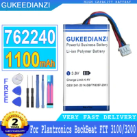 1100mAh GUKEEDIANZI Battery 762240 For Plantronics BackBeat FIT 3100 3200 Charging Case Big Power Bateria