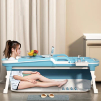 Foldable Bath Tub Adults Spa Collapsible Mobile Bath Bucket Sauna Portable Body Works Vasca Da Bagno Bath Products