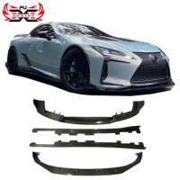 for High Quality For Lexus LC500 LC500H Carbon Fiber Front Bumper Lip Front Splitter Rear Diffuser Side Skirts Bodykit