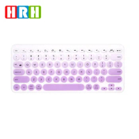 Multiple Colorful Keyboard Cover US Layout for Logitech Bluetooth Multi Device Keyboard K380