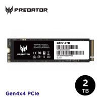 Acer Predator GM7 2TB M.2 2280 PCIe Gen4x4 SSD固態硬碟(公司貨)