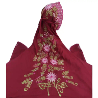 (Promo Mukena Terusan Termurah) Mukena Polino Kain Dasar Warna Maroon Ukuran Dewasa Terusan/Lajuran