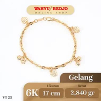 Gelang Emas Kadar 6K Wahyu Redjo GL-6K 29886743