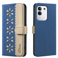 เคสโทรศัพท์, เหมาะสำหรับ vivo Y39 5G, Y29 4G, Y38 5G, Y03 4G, การออกแบบสะกดสีหรูหรา, การออกแบบดอกไม้