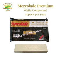 Mercolade Premium White Compound Chocolate Repack per ruas