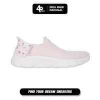 Sepatu Sneakers Wanita Skechers Slip ins Go Walk Flex Sunset Rose Ligt Pink (124822LTPK) Original 37