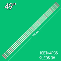 4-piece/set 890mm suitable for SAST 49-inch JS-D-AP4916-091DC LED 882 3V LED TV backlight