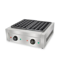 Commercial Electric double-plate Japanese takoyaki machine Fish Ball meatball BBQ Grill Restaurant Snack making Machine