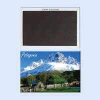 Dwelling in the mountains of patagonia 22729 Souvenirs of Tourist Landscape Magnetic refrigerator gift for friend