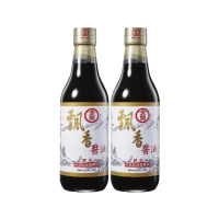 【金蘭食品】飄香醬油590ml x2入(香醇/濃厚/醬香)