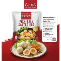 CEDEA Fish Ball Salted Egg / Fish Ball Spicy Cheese 500gr Salted Egg