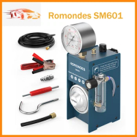 Romondes SM601 Smoke Leak Detector EVAP Smoke Machine Automotive Leak Detector Fuel Pipe Leakage Locator for Car Motorcycle
