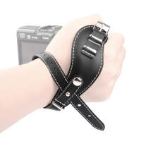 BIZOE Camera Leather Black Hand Strap Wrist Grip For Finepix Fuji Fujifilm X-T1 X-10 X-20 X30 X-T10 X100T X100S XE1 XE2 XM1 XA2