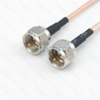 F Male to F Male Plug RG179 cable 75ohm Coax Coaxial Koax Kable Straight Connector for TV Video antenna port Koaxial Tanger